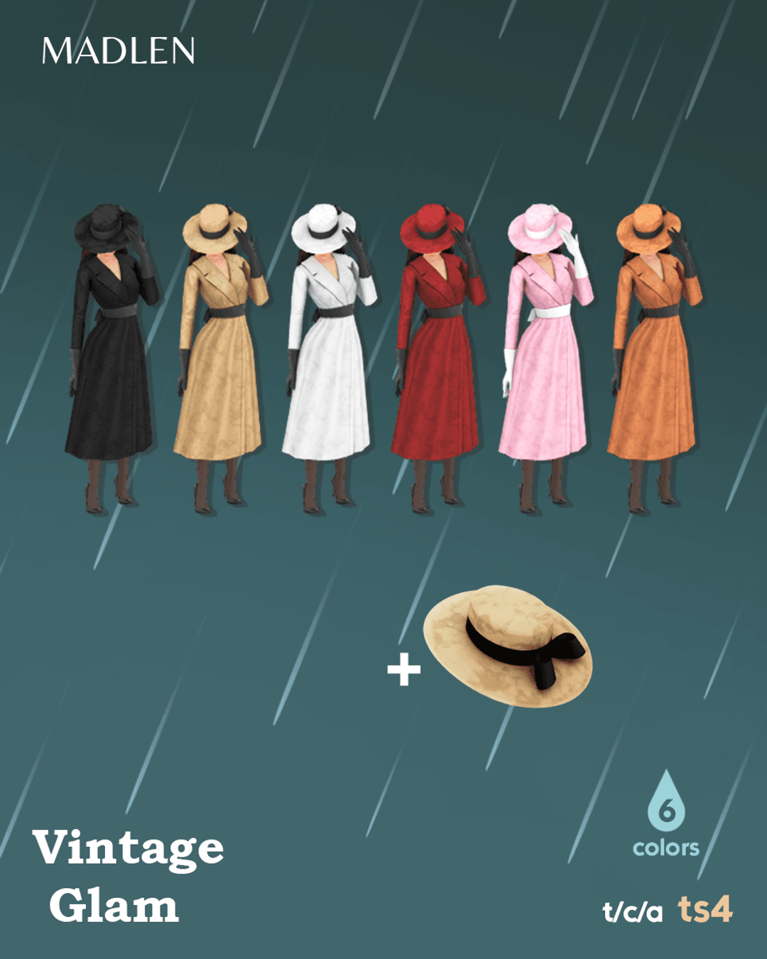Галерея мода Наряд Vintage Glam #1
